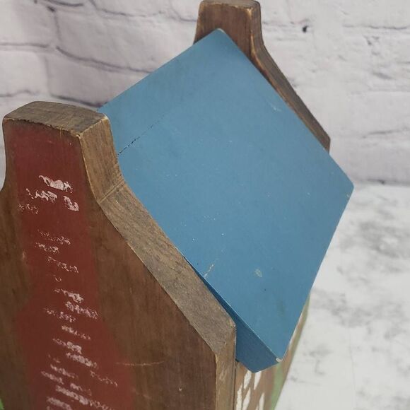 Colonial/Primitive Style Wooden House Decor - Picture 3 of 11